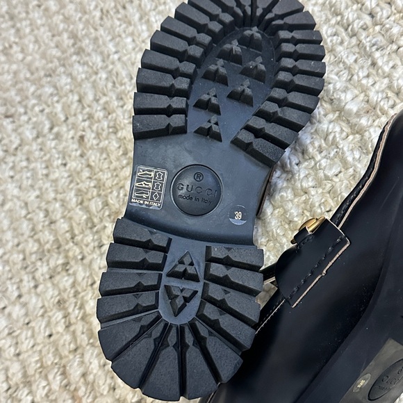 SOLD Like New Gucci Horsebit Lug Loafer 39 ( 8-8.5 US) - Picture 9 of 12